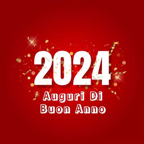 tanti auguri di buon anno 2024 immagini